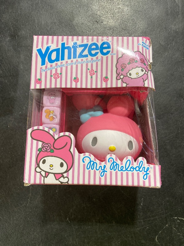 Photo 1 of Yahtzee: My Melody Dice Game, Collectible Hello Kitty & Friends Dice Cup Featuring Adorable Artwork, Classic Game Based on Hello Kitty & Friends Favorite, Officially Licensed Sanrio Game & Merchandise