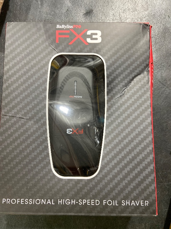 Photo 1 of BaBylissPRO Barberology Double Foil Shaver FXX3SB FX3 Professional High-Speed Electric Shaver