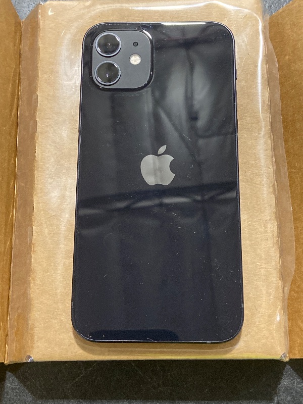 Photo 1 of Apple iPhone 12, 64GB, black - Unlocked (Renewed)