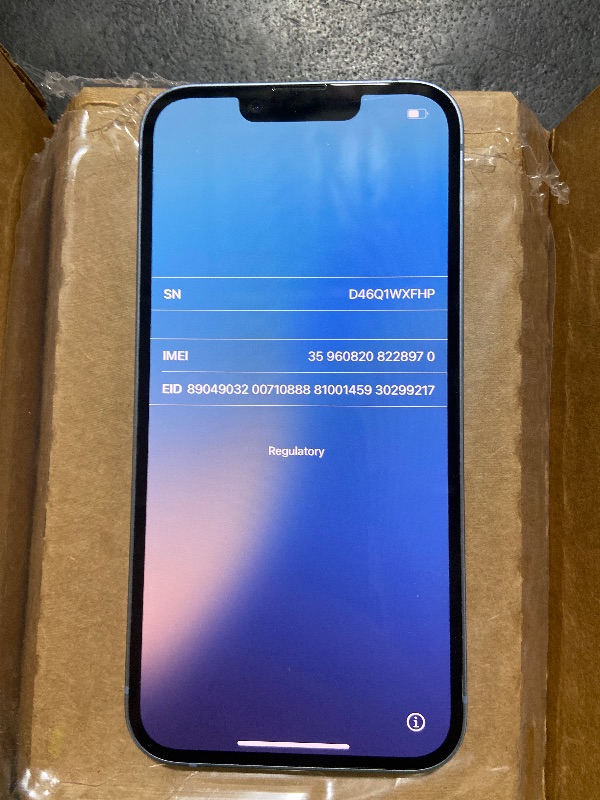 Photo 1 of Apple iPhone 14, 256GB, Blue - Unlocked (Renewed)