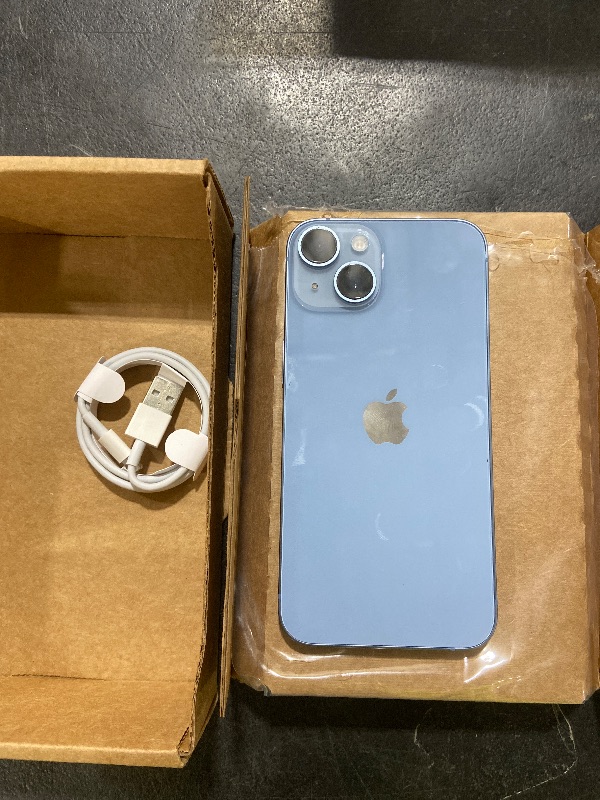 Photo 1 of Apple iPhone 14, 256GB, Blue - Unlocked (Renewed)