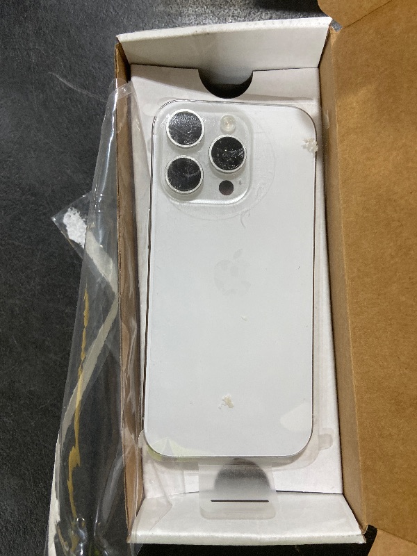 Photo 1 of Apple iPhone 16 Pro, US Version, 256GB, White Titanium - Unlocked (Renewed)