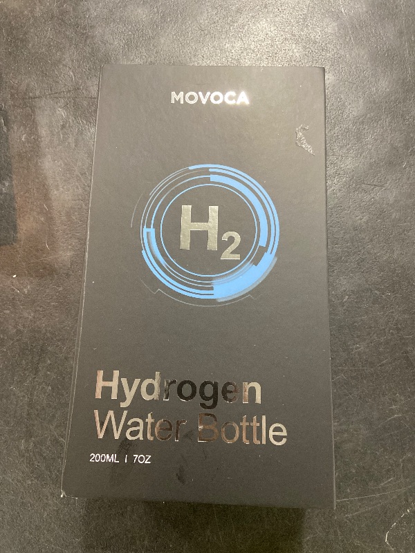 Photo 1 of MOVOCA Upgrade Hydrogen Water Bottle, Up to 6400PPB Hydrogen Water Generator -SPE PEM Tech, 7 OZ Food-Grade PC Hydro Water Machine, Health Care Gifts for Husband, Wife, Family, Friends, Travel