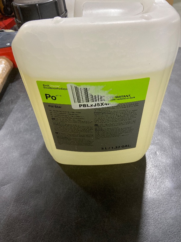 Photo 1 of KOCHCHEMIE Pol Star - Vehicle Leather & Suede Cleaner; Effective Natural Vehicle Cleaner with Protection Formula; Cleans and Protects Cars Without Leaving Water Marks (5 Liter)