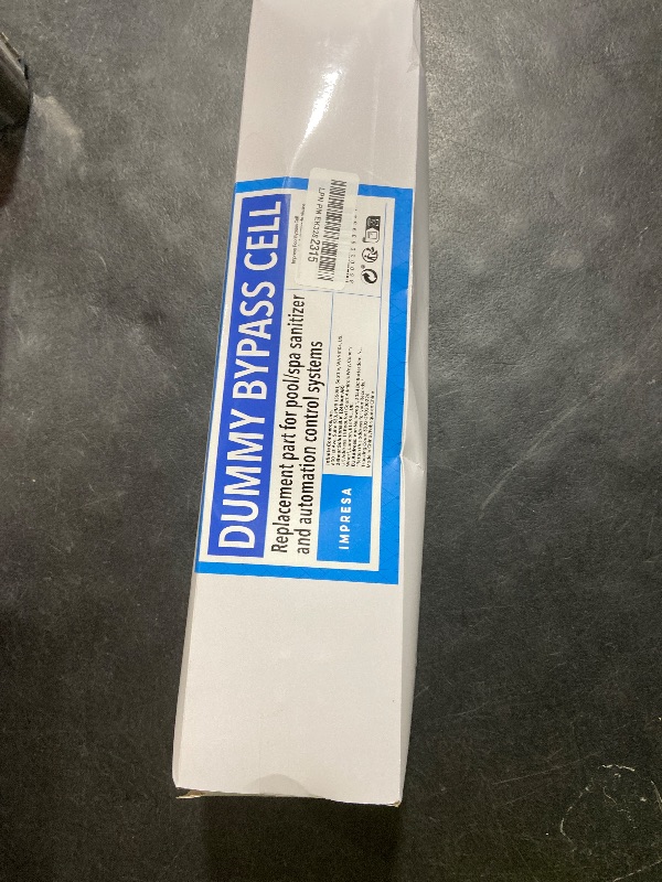 Photo 1 of Impresa Dummy Bypass Cell Compatible with Pentair IntelliChlor IC Models 520588 - Extend The Life of Your Pool Sanitizer System -Leak Free Impresa Cell Compatible with Pentair Salt Chlorine Generator
