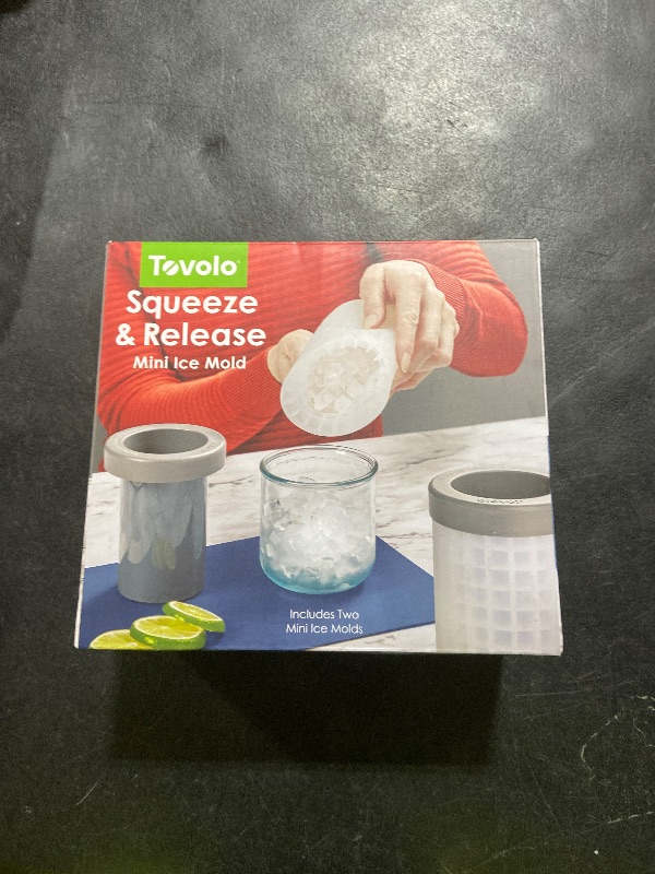 Photo 1 of Tovolo Mini Ice Cylinder- Squeeze & Release- Set of 2, 1000422
