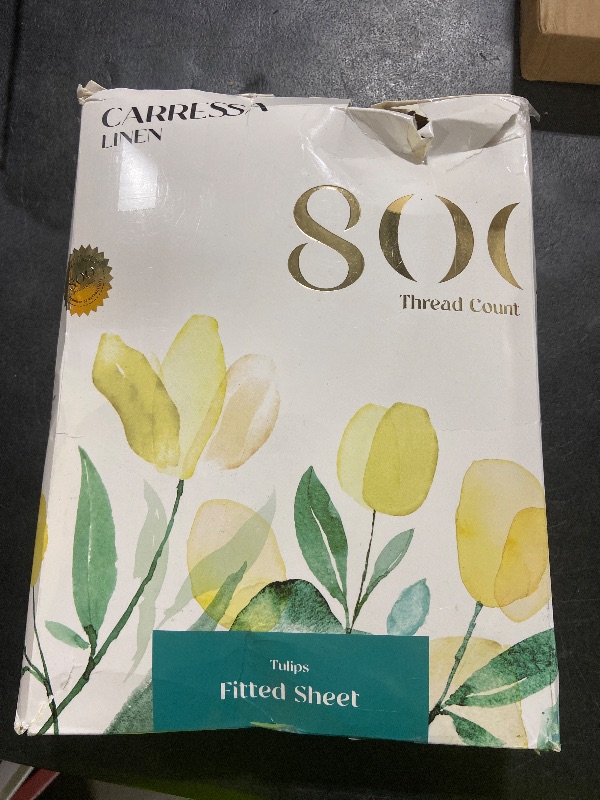 Photo 1 of Carressa Linen 100% Cotton Queen Size Fitted Sheet Only - 800 Thread Count Queen Fitted Sheet Cotton, Luxuriously Soft, Cooling 16" Deep Pocket Sateen Weave Bottom, Luxury Hotel Quality - Taupe