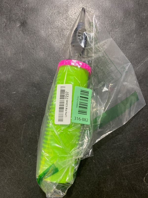 Photo 1 of ouyili Balloon Pump Handheld Two-Way Dual Action - Hand Blower Air Pumper for Balloons - Ballon Inflator Pumping - Manual Baloon Inflators Machine (Green 1 Piece)