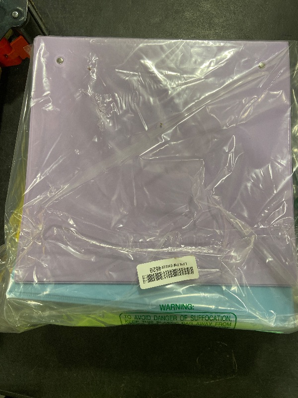 Photo 1 of Zzrywuty Durable 3 Ring Binder, 2 Inch, Economy 4 Pack, Each Holds 540 Sheets, D-Ring Presentation View Binders for Office, School, Home (Pastel Assortment)