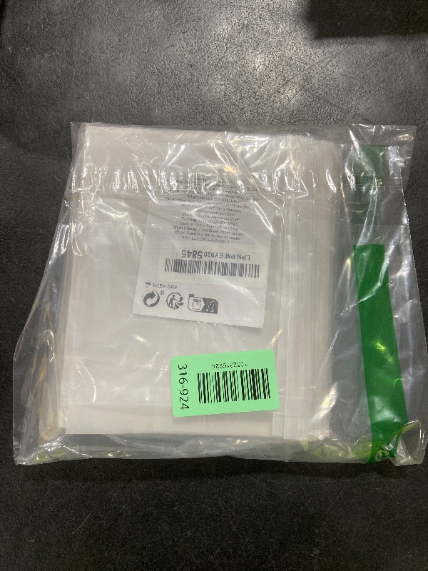 Photo 1 of 100 Pack Vellum Jackets for 5x7 Invitations, Pre-Folded Bulk Transparent Paper Envelope Liners for Wedding Cards and Scrapbooking