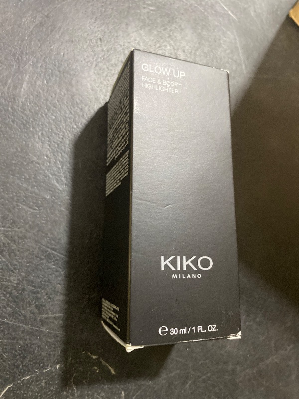 Photo 1 of KIKO Milano Glow Up Face And Body Highlighter 01 | Transfer-proof Liquid Highlighter With A Metallic Finish
