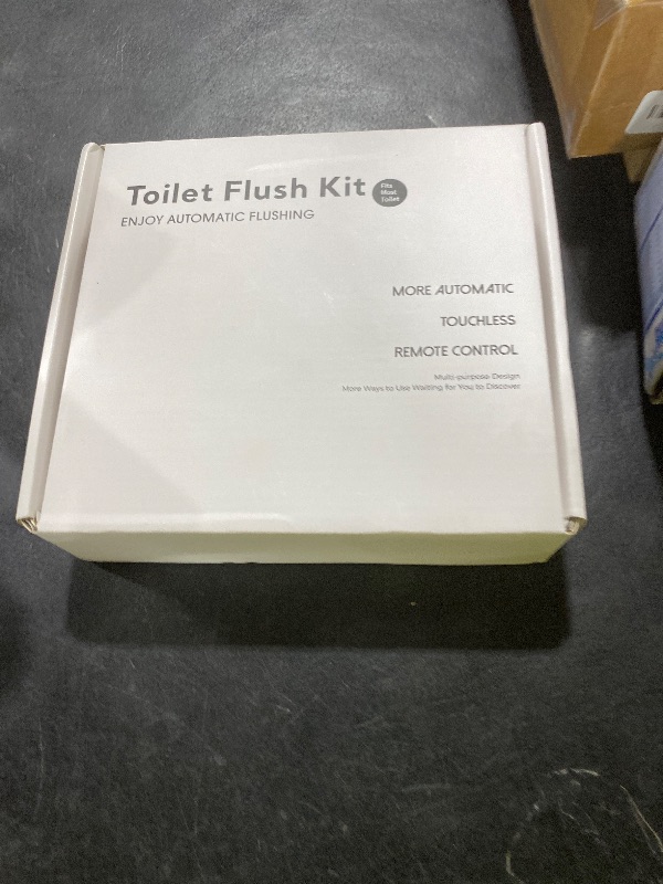 Photo 1 of KERDE CN08B Automatic Toilet Flusher Touchless Toilet Flush Kit Automatic Motion Sensor Powered by Batteries .12” Sensor Range