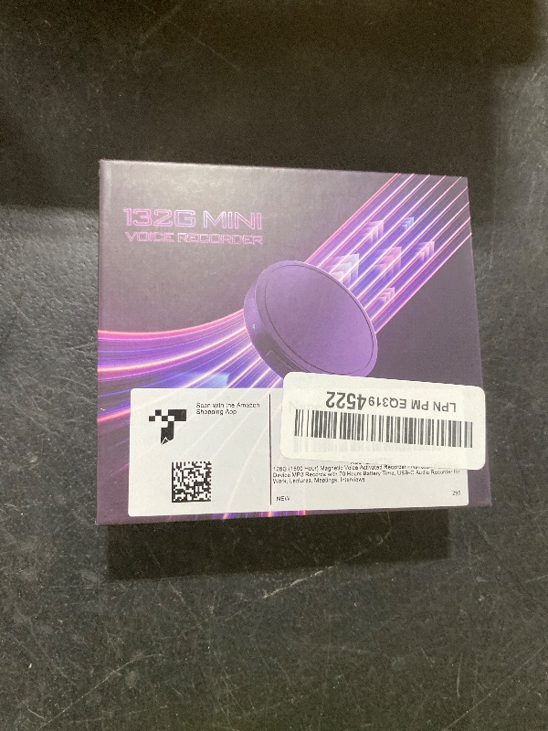 Photo 1 of 128G (1600 Hour) Magnetic Voice Activated Recorder - Nanezan Recording Device MP3 Records with 70 Hours Battery Time, USB-C Audio Recorder for Work, Lectures, Meetings, Interviews
