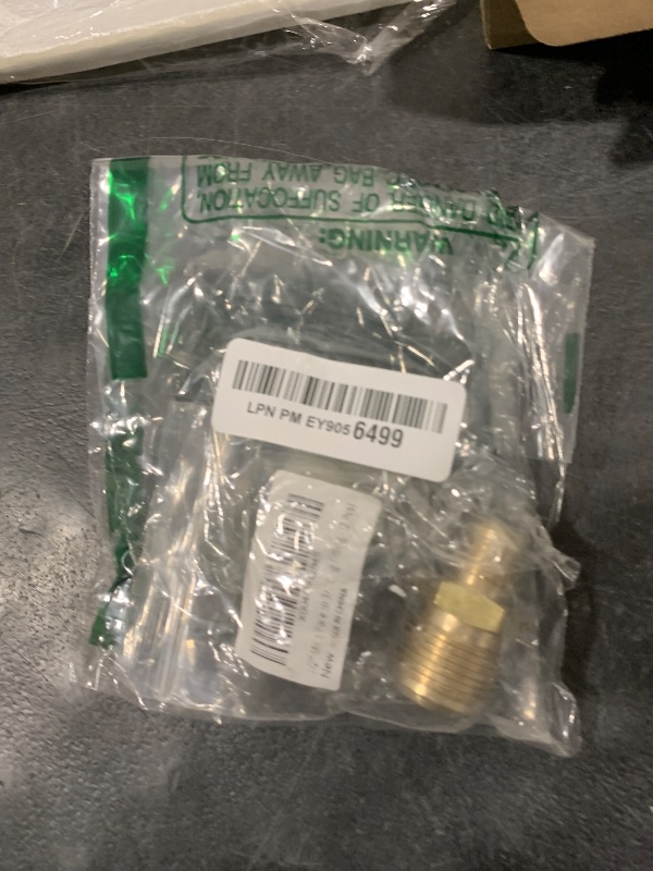 Photo 1 of 1/2" Male Flare to 3/4" Male Flare Gas Line Brass Connector, Brass Semi-Combined Torch Line Adapter for Hydraulic, HVAC Fuel, Air, Natural Gas Plumbing Fitting - (2 Pcs)