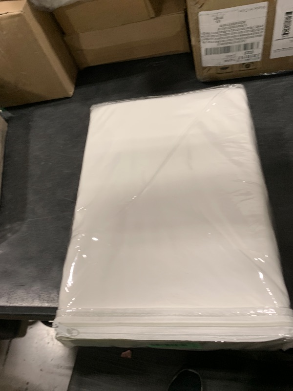 Photo 1 of Hotel Sheets Direct 4 Piece Bed Sheet Set King Size, 100% Viscose Derived from Bamboo Sheets Set with 2 Pillowcases, Cooling & Breathable Luxury Bedding, Moisture-Wicking & Silky Soft Texture, White
