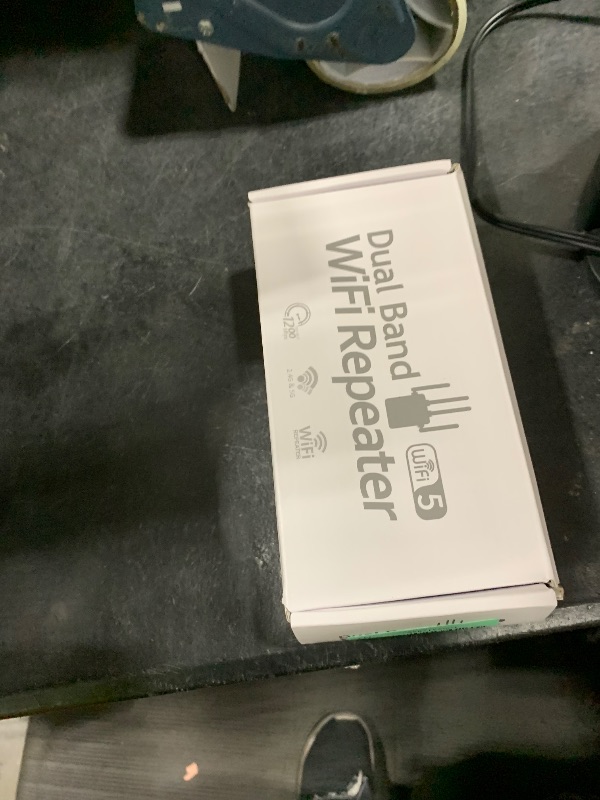 Photo 1 of 1200Mbps WiFi Extender, WiFi Extender Signal Booster for Home - WiFi Repeater, Internet Extender WiFi Booster, 12880 Sq Ft Reach, 105 - Device Support