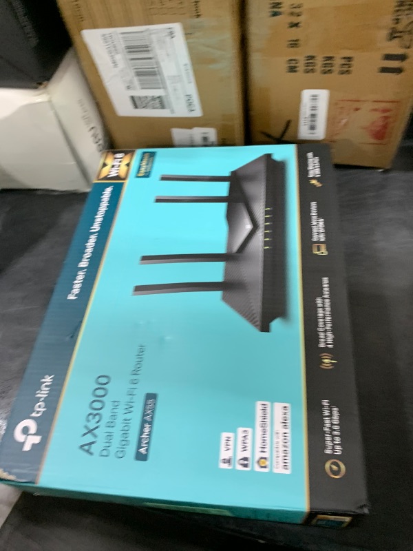 Photo 1 of TP-Link Dual-Band AX3000 Wi-Fi 6 Router Archer AX55 | Wireless Gigabit Internet Router for Home | EasyMesh Compatible | VPN Clients & Server | HomeShield, OFDMA, MU-MIMO | USB 3.0 | Secure by Design