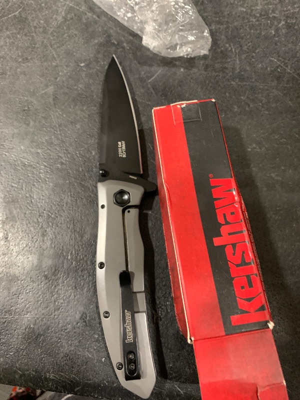 Photo 1 of Kershaw Bel Air Pocket Knife, Made in the USA, 3.4 inch CPM MagnaCut Clip Point Blade, Micarta Handle, Duralock Locking Mechanism, Manual Folder, Pocketclip
