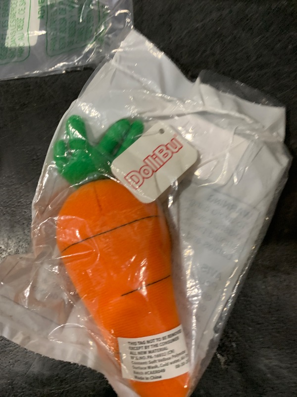 Photo 1 of DolliBu Orange Carrot Plush Toy - Super Soft Stuffed Food Vegetable Toy for Kids, Teens, and Adults, Cute and Soft Stuffed Vegetable Toy, Huggable Veggie Plush Carrot Figure for Food Lovers - 6 Inches