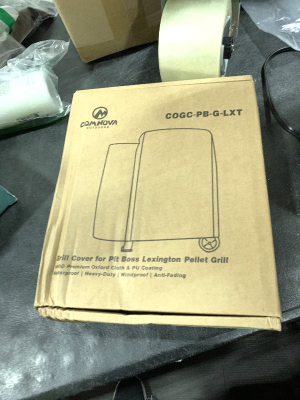 Photo 1 of Comnova Grill Cover for Pit Boss Lexington - 600D Wood Pellet Smoker Cover for Pitboss Waterproof & Heavy Duty, Premium Pellet Cover for Pit Boss Lexington 500, Lexington 540, Pro 600 and Tailgater