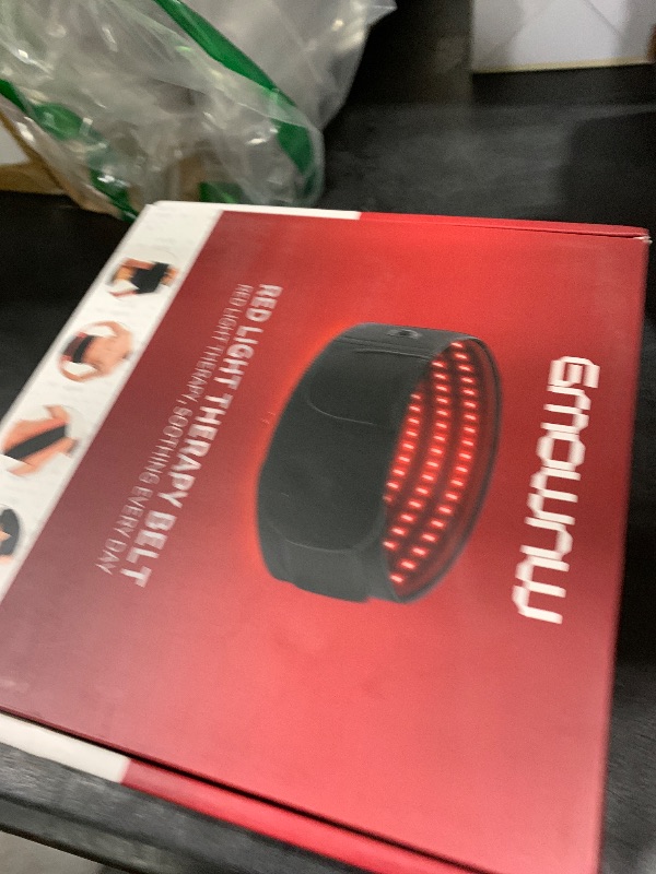 Photo 1 of Red Light Therapy for Body, Infrared Light Therapy for Shoulder Waist Muscle Pain Relief, Upgraded 3 in 1 Led Beads, 660nm Red Light &850nm Near Infrared Light Therapy Belt Wrap Timer Remote Control