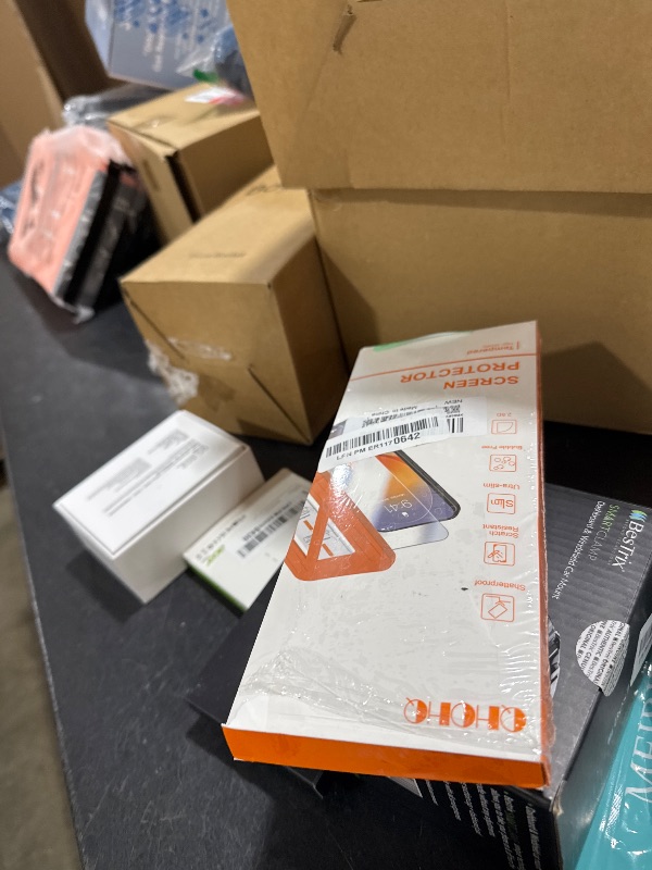 Photo 1 of [1-Second Auto-Install] QHOHQ 3 Pack Privacy Screen Protector for iPhone 17 Pro [6.3 Inch] + 1 Set Camera Lens Protector, 25° Anti Spy Tempered Glass, [12FT Military Grade Shatterproof], Case Friendly