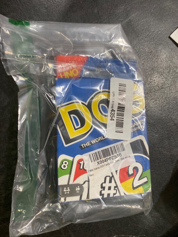 Photo 1 of Mattel Games DOS Family Card Game, From the Makers of UNO, with 108 Cards, Makes a Great Game for 7 Year Olds and Up