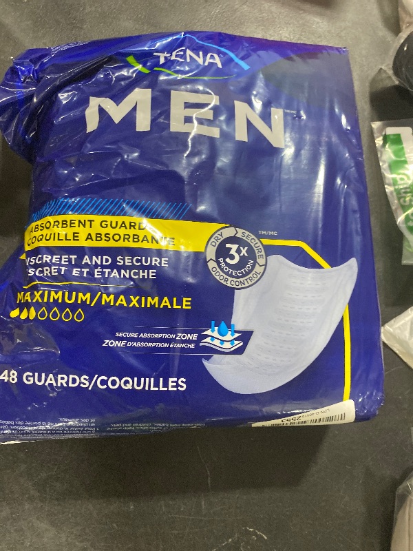 Photo 1 of Tena Incontinence Guards for Men, Moderate Absorbency, 48 Count
