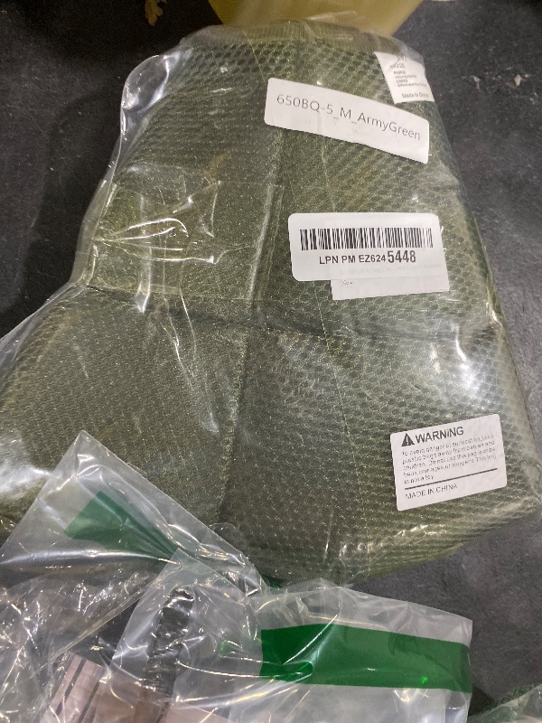 Photo 1 of SUNFURA Dog Cone - Soft Cone for Dogs to Stop Licking, Pet E-Collar Alternative After Surgery, Adjustable Pet Recovery Collar for Wound Healing, Army Green Medium