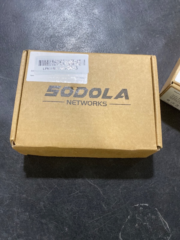 Photo 1 of SODOLA Gigabit Ethernet Media Converter, SingleMode Dual LC Fiber to Ethernet RJ45 Converter for 10/100/1000Base-Tx to 1000Base-LX(with a SFP SMF 1310-nm Module), up to 20-km