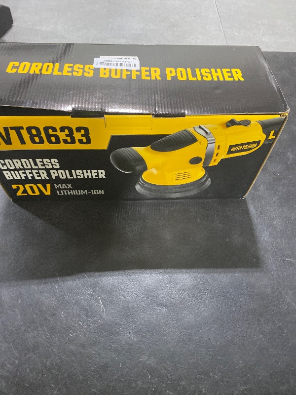 Photo 1 of VERVEWAVE Cordless Buffer Polisher Kit for Dewalt 20V Battery (No Battery), 6-Inch Orbital Car Polisher Variable Speed 1800—5500 RPM, 17PCS Polishing Accessories, for Car Polishing/Waxing (Tool Only)