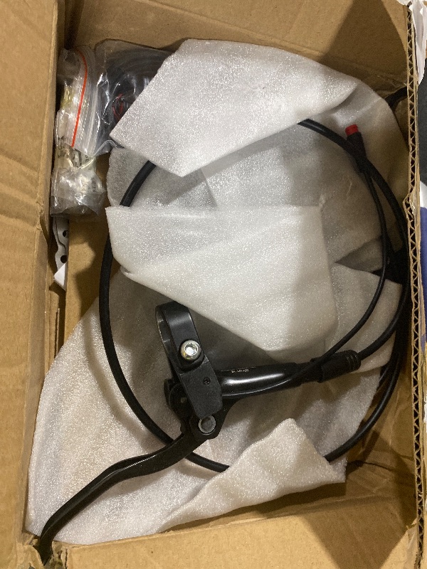 Photo 1 of Meteorolite ShimanoOEM MT200 E-Bike Hydraulic Disc Brakes Set, New Upgrade 2-Pin 2-Piston Ebike Hydraulic Brakes Set with 160/180mm Rotors, Pre-Bled with Mineral Oil Electric Bike Hydraulic Brakes