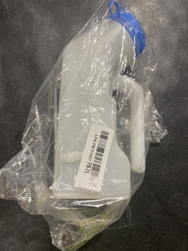 Photo 1 of Urinals for Men Glow in The Dark Lid by Tilcare (1 Pack) - 32oz/1000mL Thick Plastic Mens Bedpan Bottle with Screw-on Lid - Spill Proof Portable Pee Bottles - Travel Urine Collection Containers