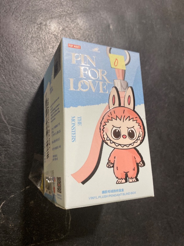 Photo 1 of POP MART The Monsters Pin for Love Series-Vinyl Plush Blind Box (N-Z), Labubu Collectible Toys, Holiday Birthday Gifts for Girls and Boys, Single Box