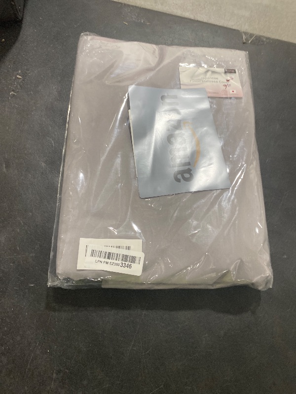 Photo 1 of MORIRIN Zippered Cover for Japanese Futon Floor Mattress, 100% Cotton, Made in Japan, Queen, Gray