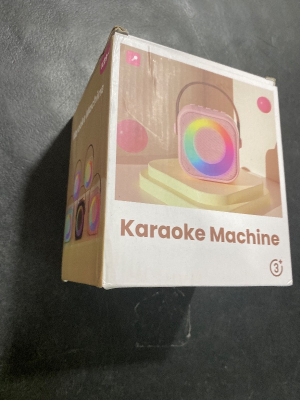 Photo 1 of Mini Karaoke Machine for Kids Adults: Portable Bluetooth Karaoke Speaker with 2 Wireless Microphones, Karaoke Gifts for Girls Boys Ages 4-12+ Years Old Christmas Birthday Home Party(Navy Blue)