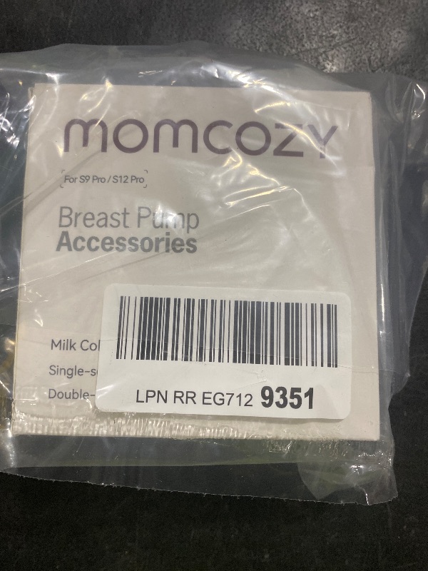 Photo 1 of Momcozy Original S9 Pro/S12 Pro Replacement Accessories, Only Compatible with Momcozy S9 Pro/S12 Pro Breast Pump NOT for S9/S12 (Single-Sealed Full Set Collector Cup with 24mm Flange,180ml, 1 Pack)