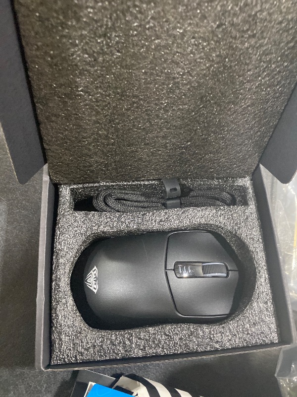 Photo 1 of AULA SC580 Wireless Gaming Mouse, Tri-Mode 2.4G/BT5.0/USB-C Gaming Mouse, 12000 DPI Rechargeable Wireless Mouse with 6 Programmable Buttons, Ergonomic Computer Mouse for Laptop/PC/Mac/Tablet