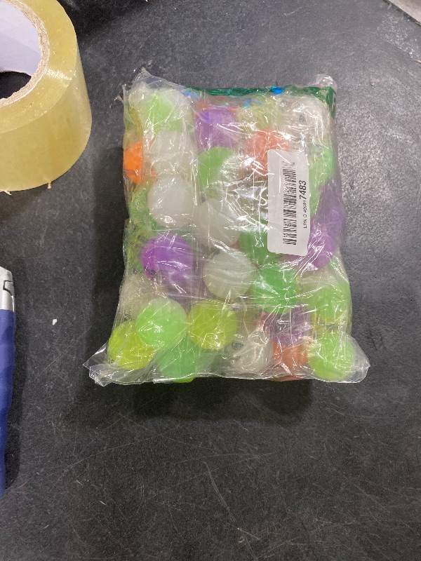 Photo 1 of JOYIN 72 PCS Halloween Bouncy Balls, Glow in The Dark Bouncing Balls Eyeballs for Halloween Party favors Decorations, Halloween goodie bag fillers, Trick or Treating School Classroom Game Prizes