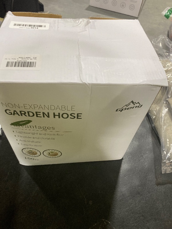 Photo 1 of Garden Hose, 100ft Non-Expandable, Lightweight Water Hose, Leakproof & Durable Design, Easy to Store for Gardening, Car Washing, Pet Bathing