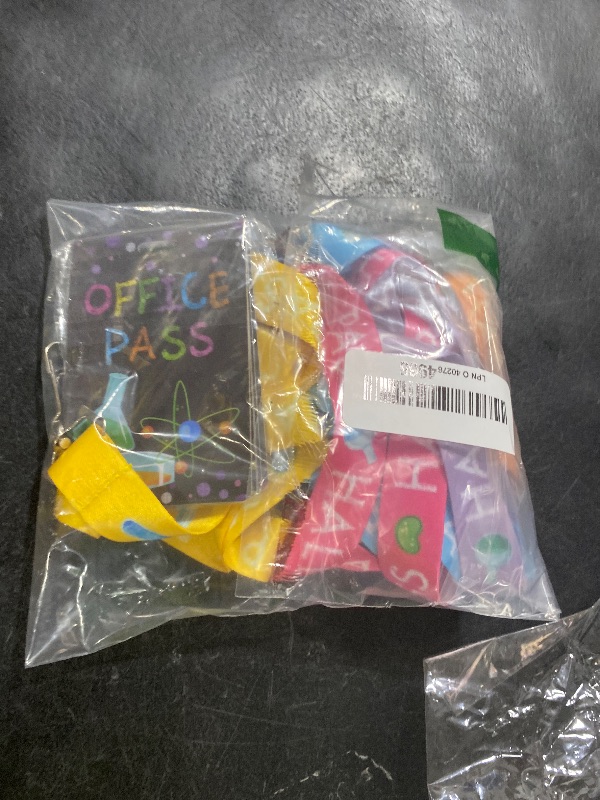 Photo 1 of ceiba tree Science Hall Passes Lanyards Set of 6 School Classroom Management Decor Library Office Nurse Boy Girl Teacher