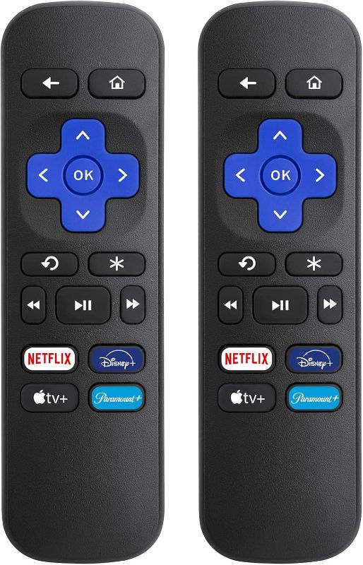 Photo 1 of ?Pack of 2? Replacement Remote for Roku Box,for Roku Express,for Roku Premiere,for Roku Player,for Roku1/2/3/4,(NOT for Stick and TV or Game)