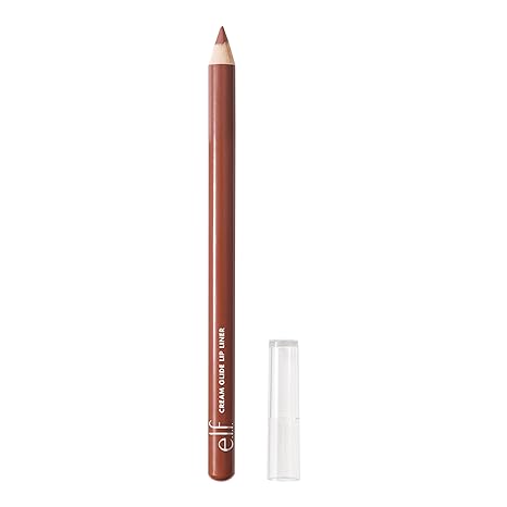 Photo 1 of e.l.f. Cream Glide Lip Liner, Highly-Pigmented Pencil For Shaping & Sculpting Lips, Semi-Matte Finish, Vegan & Cruelty-Free, Mauve Aside