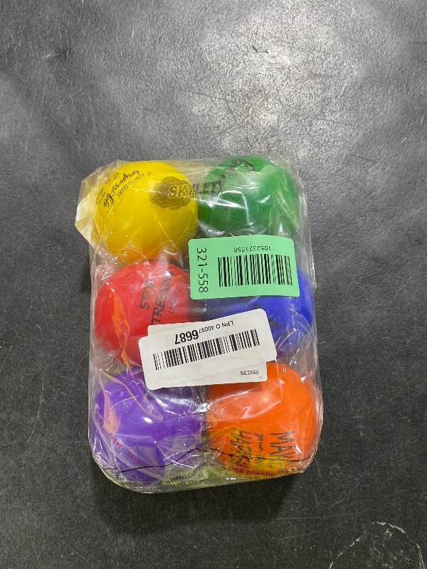 Photo 1 of Skylety 2.5Inch Inspirational Stress Balls for Adult Stress Relief Balls with Positive Quotes Hand Exercise Ball to Relieve Anxiety(Red, Orange, Yellow, Green, Blue, Purple,Bright Style)