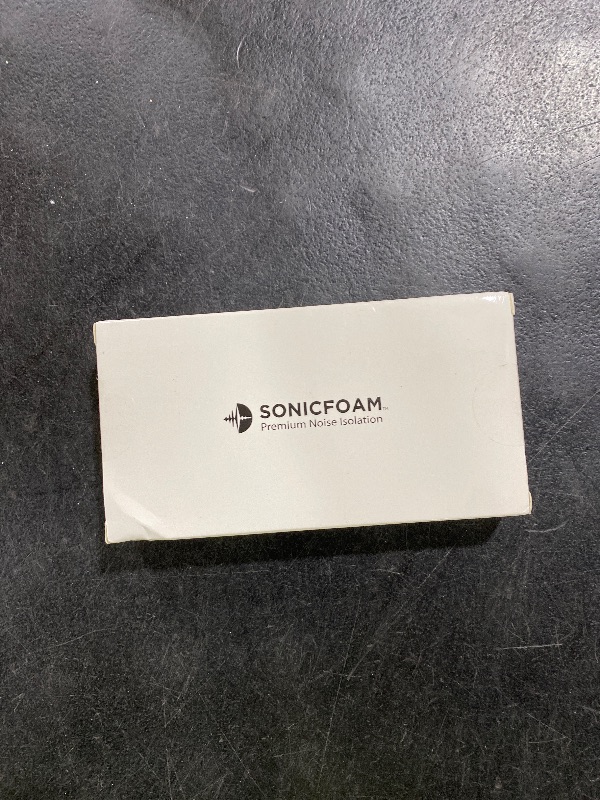 Photo 1 of SONICFOAM (SF2 Medium Black) Replacement Memory Foam Earbud Tips for Earbuds with Speaker Diameter 4.4-5.7mm - 20 Pack / 10 Pairs
