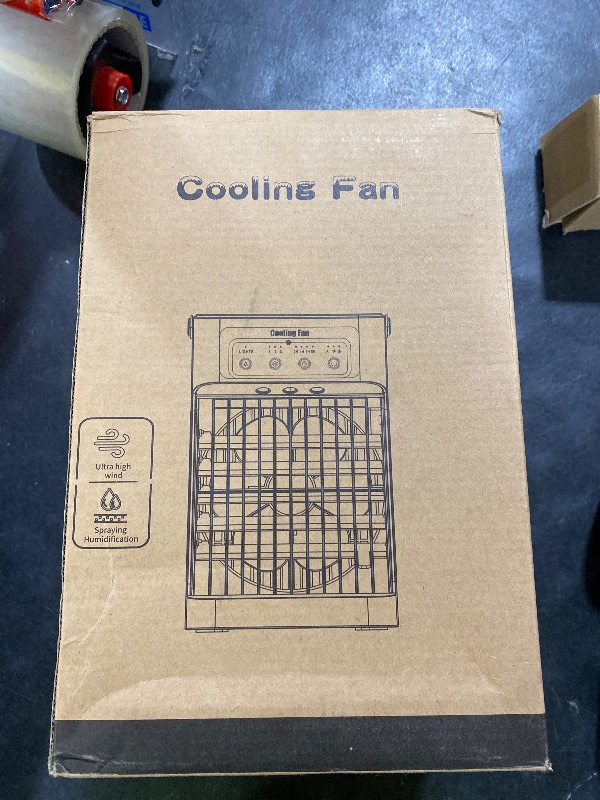 Photo 1 of Portable Air Conditioners, 4-IN-1 Portable AC Unit with 3 Wind Speeds, 3 Spray Mode, 7 Night Light & 2-8H Timer Air Conditioner Portable,Personal Small Mini Air Conditioner Air Cooler for Room Camping