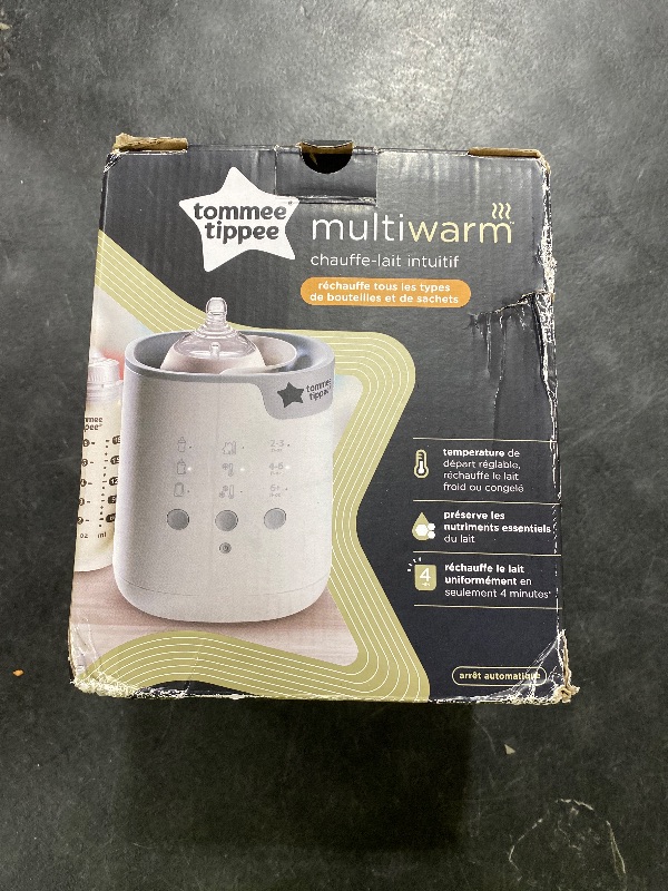 Photo 1 of Tommee Tippee Baby Bottle and Food Warmer, Warms Breast Milk, Formula, Jars and Pouches to Body Temperature in Minutes, Automatic Timer, Touch Settings, White