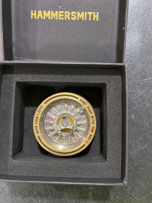 Photo 1 of HAMMERSMITH Carnival Pocket Roulette - Adult Stress Relief Fidget Spinner, Premium EDC Toy (Black Characters)