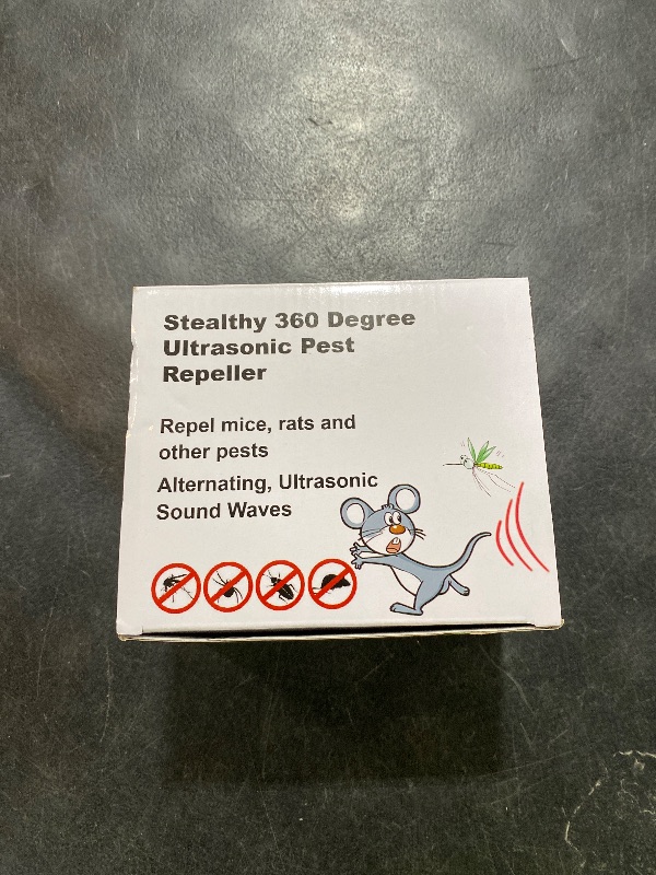 Photo 1 of Ultrasonic Pest Repellent Plug in, Indoor Pest Rodent Control for Mouse Mice Rat Squirrel Bat Roach Spider Ant Bug, Electronic Repelling Device Mouse Traps for House Kitchen Garage Basement