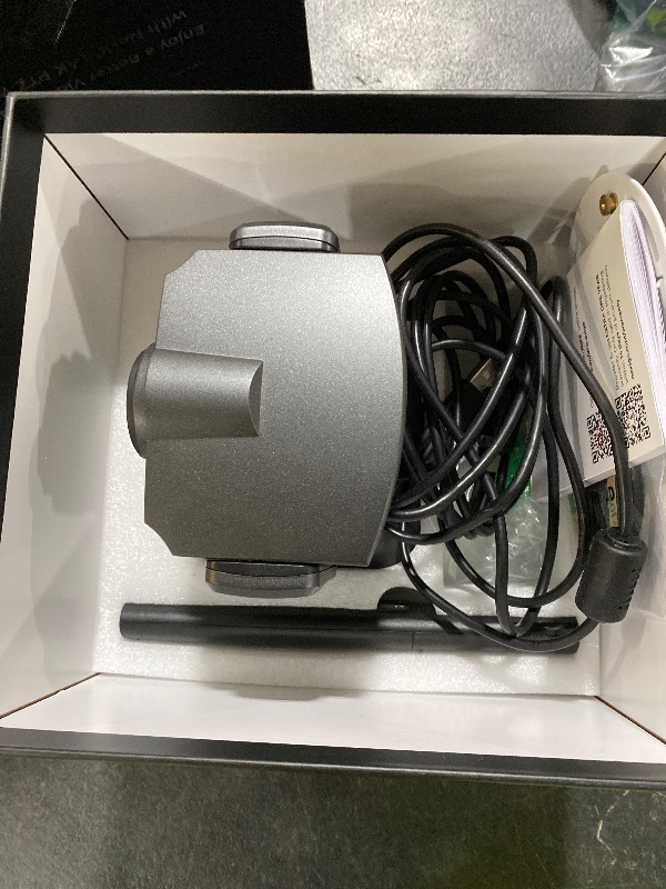 Photo 1 of NexiGo N990 4K PTZ Zoomable Webcam, Video Conference Camera System with 5X Digital Zoom, Sony Starvis Sensor, Position Preset, Dual Stereo Mics, Audio Jacks for External Mics (Renewed)